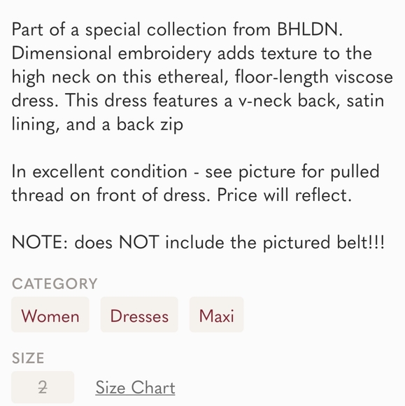 BHLDN Jayne Maxi Dress in Blue - Picture 4 of 4